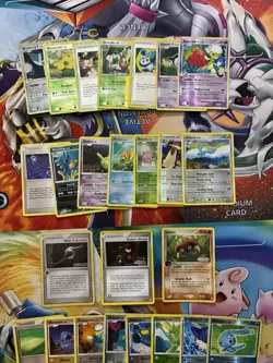 Vintage Pokemon Card Lot Reverse Holo Fire Machamp Manaphy - Image 3