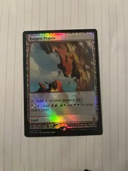 Rugged Prairie Foil Zendikar Expeditions Mythic Rare Card NM Condition Magic - Image 1