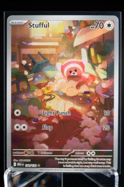 Stufful 154/132 Mega Evolutions Pokemon Card TCG NM - Image 1