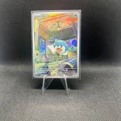 Pokemon TCG Quaxly Scarlet & Violet Paldea Evolved Holo Card 206/193 - Image 1