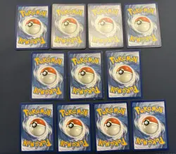 Pokemon TCG Gold Card Lot of 11 Cards DMG-NM - Image 2