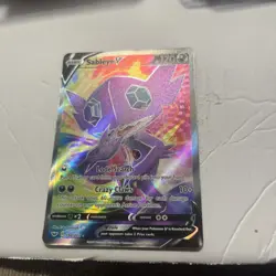 Sableye v Full Art Ultra Rare Card Swsh01 Sword & Shield Pokemon Single Card - Image 1