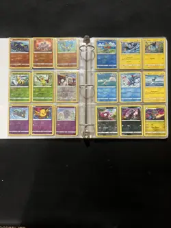 Pokemon Card Binder Collection 14 pages 242 total cards - Image 2
