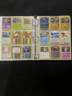 Pokemon Card Binder Collection 14 pages 242 total cards - Image 3