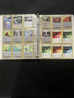 Pokemon Card Binder Collection 14 pages 242 total cards - Image 5