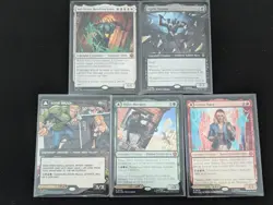 Magic The Gathering Spider-man Lot Of 5 Brock Venom Gwen Miles NM - Image 1