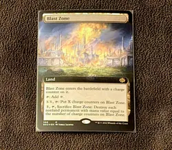 Magic The Gathering Blast Zone 369 Foil Rare Borderless - Image 2