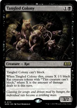 MTG Tangled Colony Wilds of Eldraine NM R Magic - Image 1