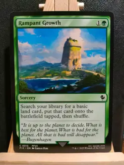 Rampant Growth - Final Fantasy Commander - Common - NM (see pics) MTG - Image 1