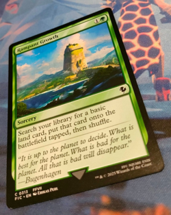 Rampant Growth - Final Fantasy Commander - Common - NM (see pics) MTG - Image 3