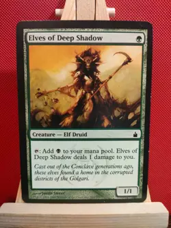 Elves of Deep Shadow - Ravnica: City of Guilds - Common - Excellent/LP - MTG - Image 1