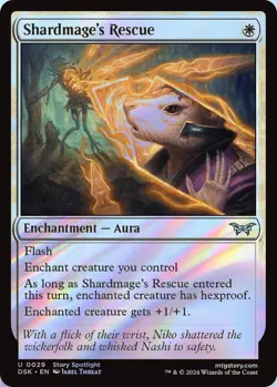 Shardmage's Rescue MTG DSK 0029 Uncommon NM Foil - Image 1