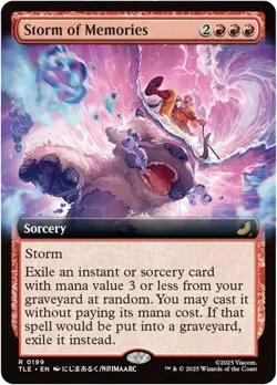 1x Storm of Memories Extended Art Foil:Avatar: The Last Airbender Eternal Legal - Image 1