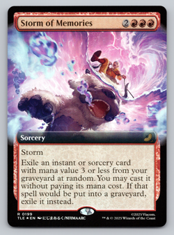 Storm of Memories FOIL Extended Art - MTG- Avatar: The Last Airbender TLA - Image 1