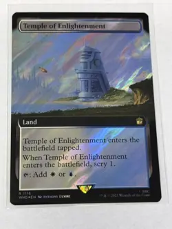 Temple of Enlightenment Extended Art Surge Foil Doctor Who Foil #1116 MTG - Image 1