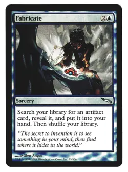 Magic The Gathering MTG - Mirrodin MRD 2003 - #35 Fabricate FOIL x1 - Image 1