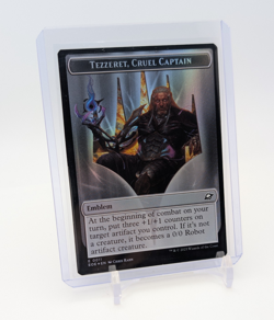 MTG - Robot Emblem - Tezzeret, Cruel Captain - FOIL Double-Sided Token - Image 1