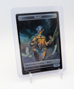 MTG - Robot Emblem - Tezzeret, Cruel Captain - FOIL Double-Sided Token - Image 2