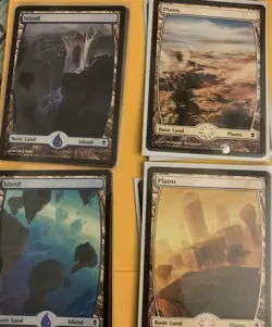 MTG Full Art Basic Lands Lot - Island, Plains, Mountain, Swamp & Forest 2009 - Image 2