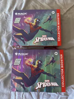 Magic The Gathering Marvel’s Spider-Man Collector Booster Omega SEALED X2 - Image 1