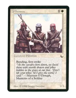 Pikemen - Magic the Gathering MTG - The Dark LP 1994 Vintage - Image 1