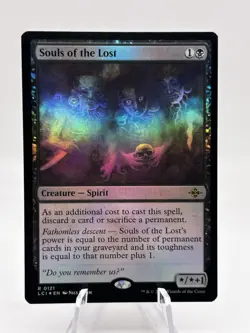 Souls of the Lost 0121 Foil The Lost Caverns of Ixalan LCI MTG NM - Image 1