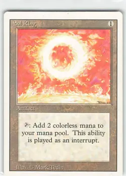 MTG - Sol Ring - Revised Edition - LP - Image 1