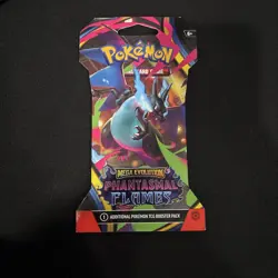 Pokemon TCG: Mega Evolution Phantasmal Flames Sleved Booster Pack - Image 1