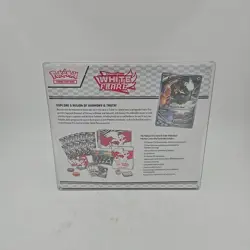 White Flare Pokemon Center ETB/Elite Trainer Box 2025 Factory SEALED - Image 4