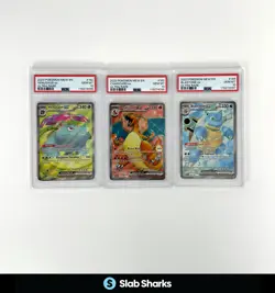 2023 POKEMON 151 EN ULTRA RARE VENUSAUR CHARIZARD BLASTOISE PSA 10 SEQUENTIAL - Image 1