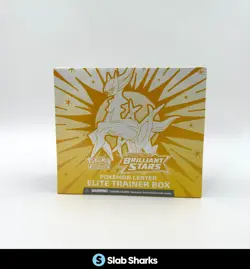 POKEMON CENTER TCG SWORD & SHIELD BRILLIANT STARS ELITE TRAINER SEALED BOX - Image 1