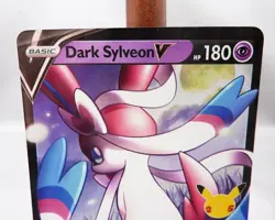 Pokemon 25th Anniversary Celebration Dark Sylveon V Promo SWSH134 NM - Image 2