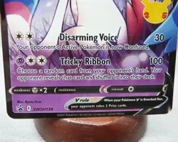 Pokemon 25th Anniversary Celebration Dark Sylveon V Promo SWSH134 NM - Image 3