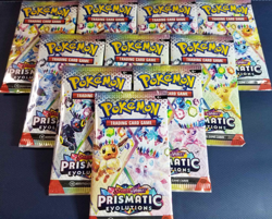 Prismatic Evolutions Booster Packs (Set of 10) - Factory Sealed - Pokemon Pack - Image 2