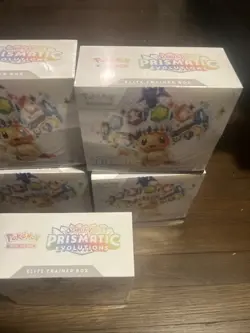 Pokemon Scarlet & Violet Prismatic Evolutions ETB Lot Of 5 SHIPS TODAY!! - Image 4