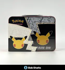POKEMON TCG CELEBRATIONS TREASURES LUNCH BOX SEALED TIN - Image 2