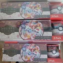 Pokemon 2025 Holiday Advent Calendar Costco Bundle Costco - PokeBall Sealed New - Image 1