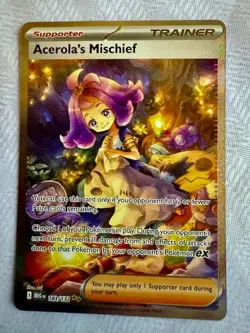 Pokemon Acerola's Mischief ME01 183/132 Mega Evolution SIR - Image 1