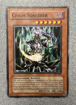 Chaos Sorcerer IOC-023 Invasion of Chaos Common Unlimited Edition NM - Image 1