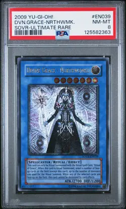 2009 YU-GI-OH! SOVR-STARDUST OVERDRIVE #EN039 DIVINE GRACE-NORTHWEMKO PSA 8 - Image 1