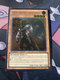 Yu-GI-Oh! Noble Knight Gwalchavad (UTR) LTGY-EN081 1st Edition LP - Image 1