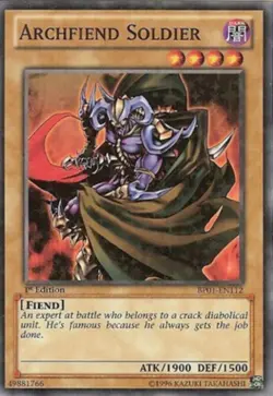 Archfiend Soldier - BP01-EN112 - Starfoil Rare - 1st Edition x1 - Lightly Played - Image 1
