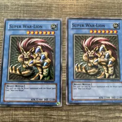 Yugioh Super War Lion Near Mint Premium Pack 3x Playset Collectible PP02-EN001 - Image 2