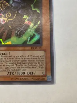 Yugioh! MP Exodia Necross - DCR-020 - Ultra Rare - Unlimited Edition Moderately - Image 4