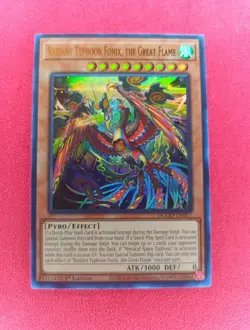 Yugioh! Radiant Typhoon Fonix, the Great Flame 1st Ed Ultra Rare DOOD-EN017 NM - Image 1