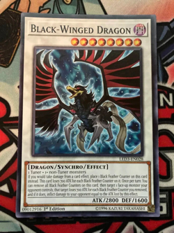 Black-Winged Dragon - LED3-EN028 - Common - 1st Edition - Image 1