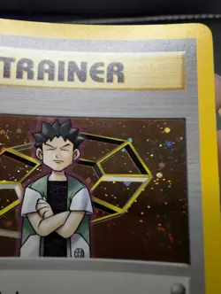 Pokemon TCG Brock Trainer Holo Rare Card 15/132 WOTC Gym Heroes NM - Image 5