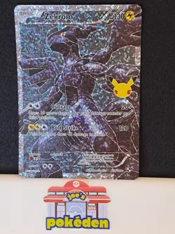 Pokemon TCG Zekrom Celebrations Classic Collection Ultra Rare Card 114/114 NM/MT - Image 1