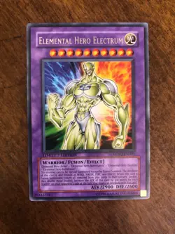Yu-Gi-Oh! TCG Elemental Hero Electrum McDonald's Promo Cards Series 2 MDP2-EN001 - Image 1
