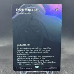 Bloodbender's Rise Borderless Foil Avatar The Last Airbender MTG TLE #0023 - Image 1
